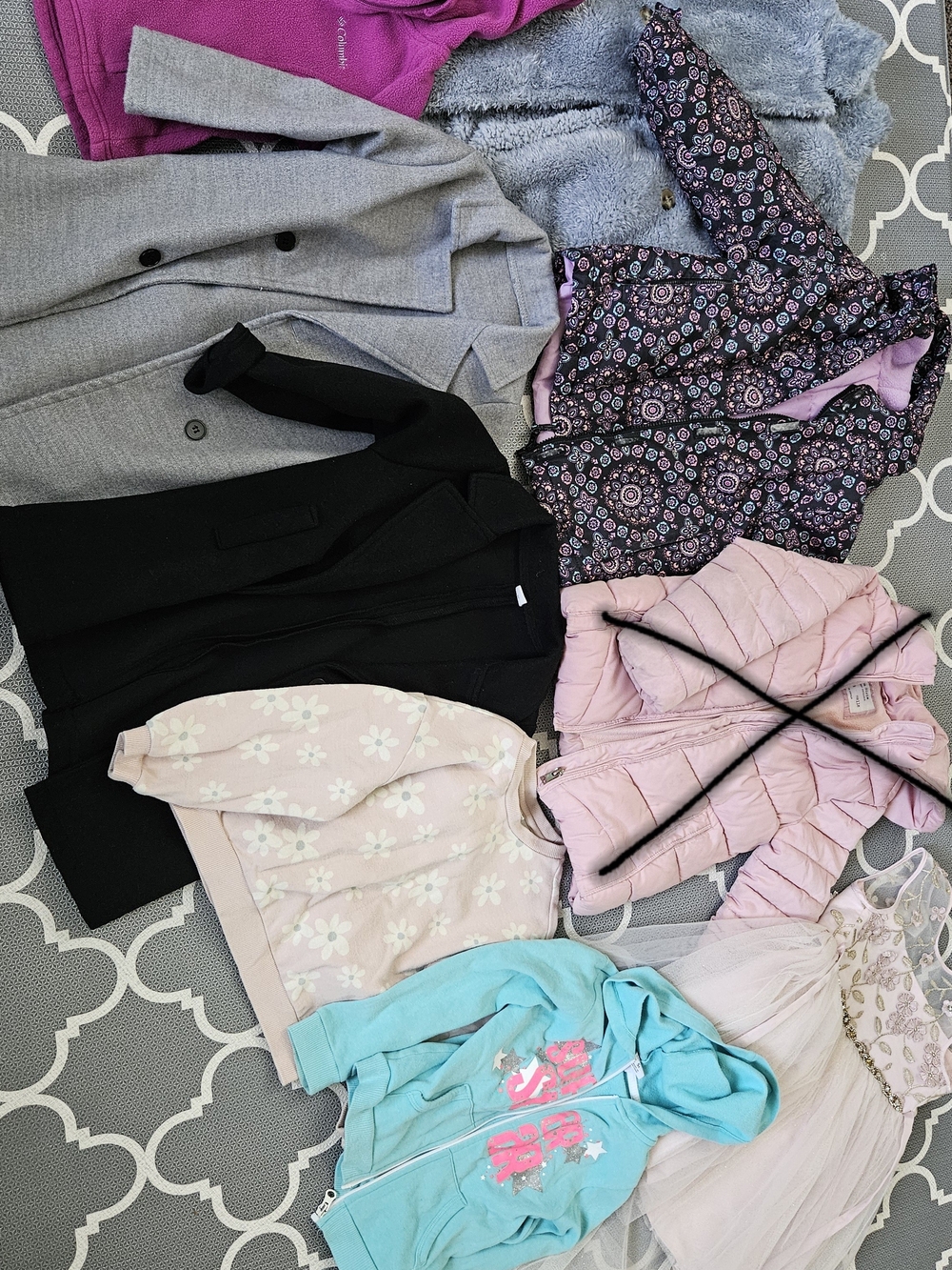 Girls’ 4T–5T Jacket/Coat Bundle
